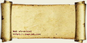 Jakov Bošković vizit kartica